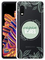 Hoesje Geschikt voor Samsung Galaxy Xcover Pro Vegan Vibes