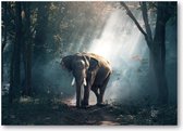 Olifant - 120 Stukjes puzzel voor volwassenen - Besteposter - Dieren