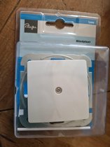 Plieger  luna blindplaat wit
