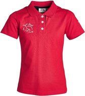 Meisjes Polo Rood | Maat 164/ 14Y