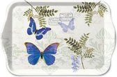 Dienblaadje Blue Morpho voor één kopje