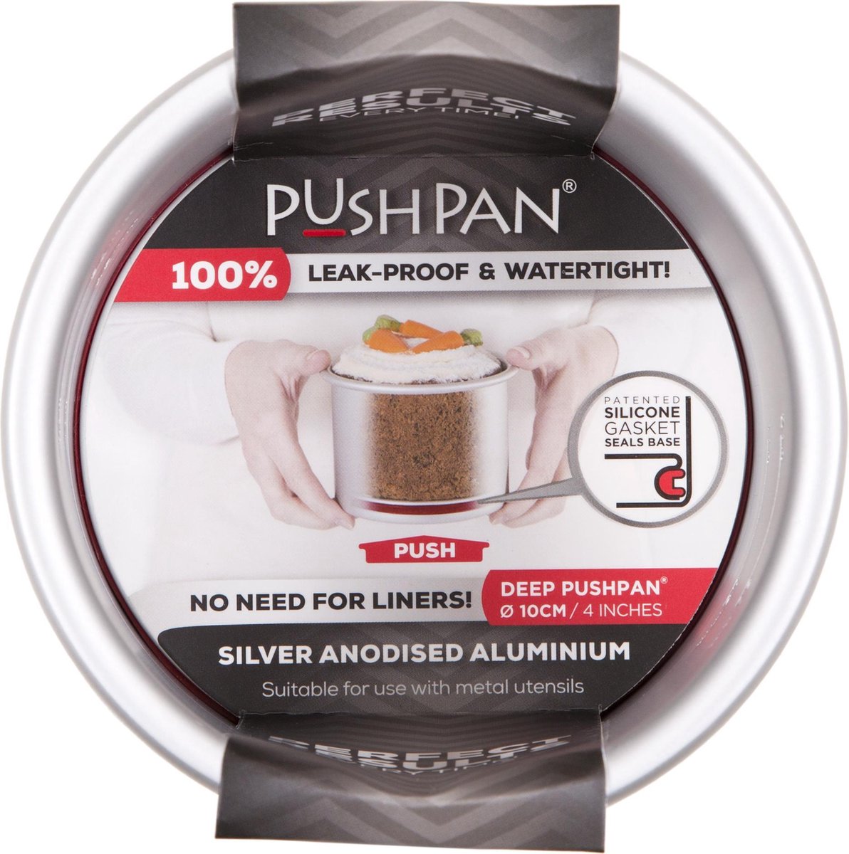 Wham PushPan Bakvorm Diep ø 10 cm