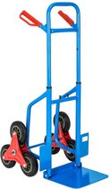 Bol.com TecTake - trapsteekwagen - blauw - tot 100 kg - 402451 aanbieding
