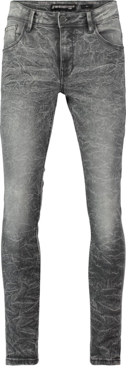 kloof de ober Gematigd Coolcat Broek Jeans Ybdexa18 - Off Grey - 34/34 | bol.com