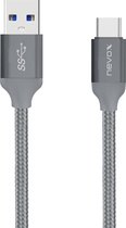 nevox 1480 USB-kabel 2 m USB 3.2 Gen 2 (3.1 Gen 2) USB A USB C Grijs