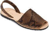 Menorquina-spaanse sandalen-avarca-slangenprint-dames-maat 39