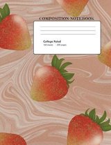 Strawberries Composition Notebook