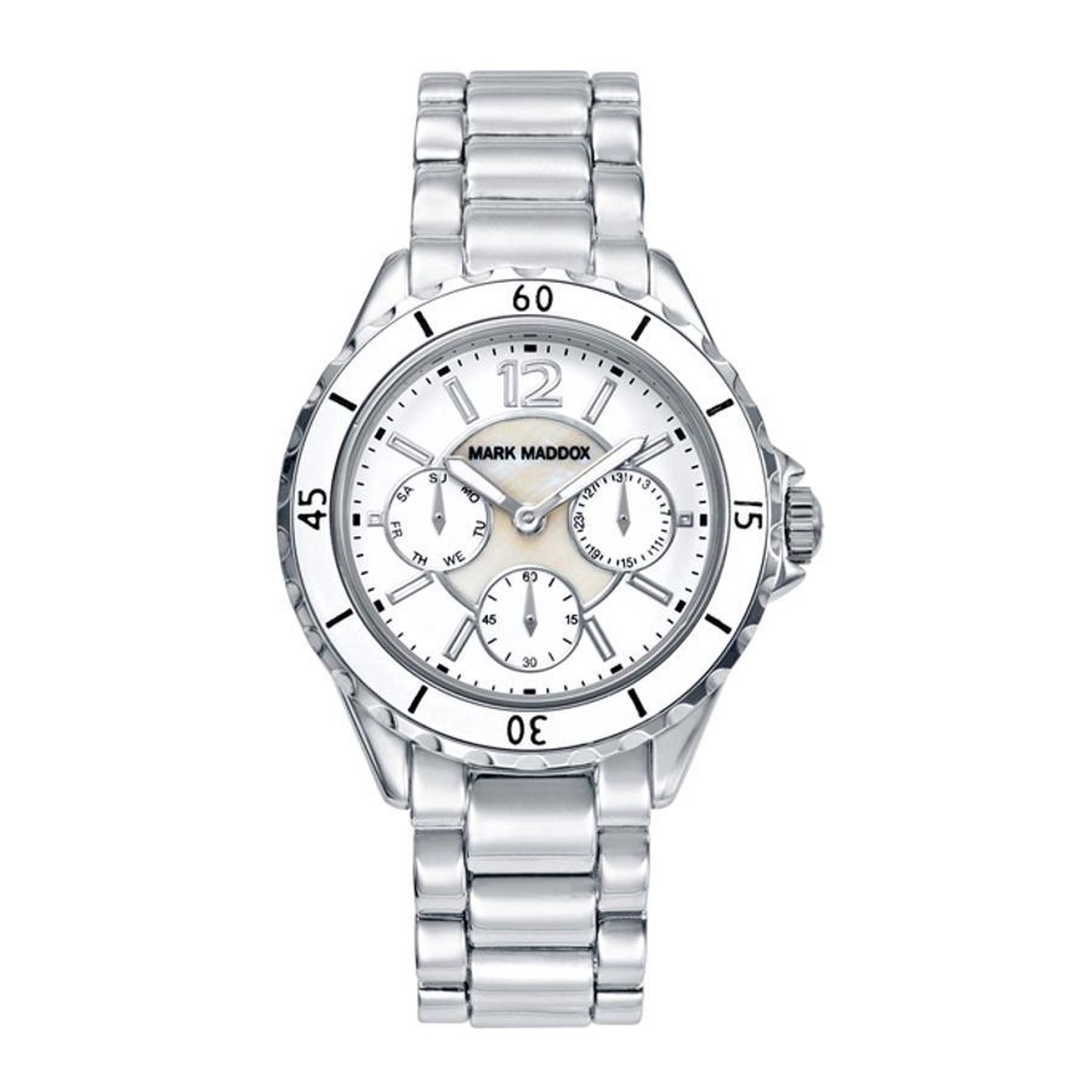 Mark Maddox Trendy Silver Dames horloge MM0020-05
