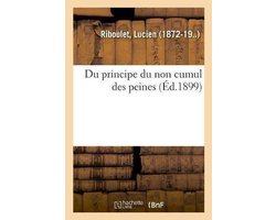 Du Principe Du Non Cumul Des Peines