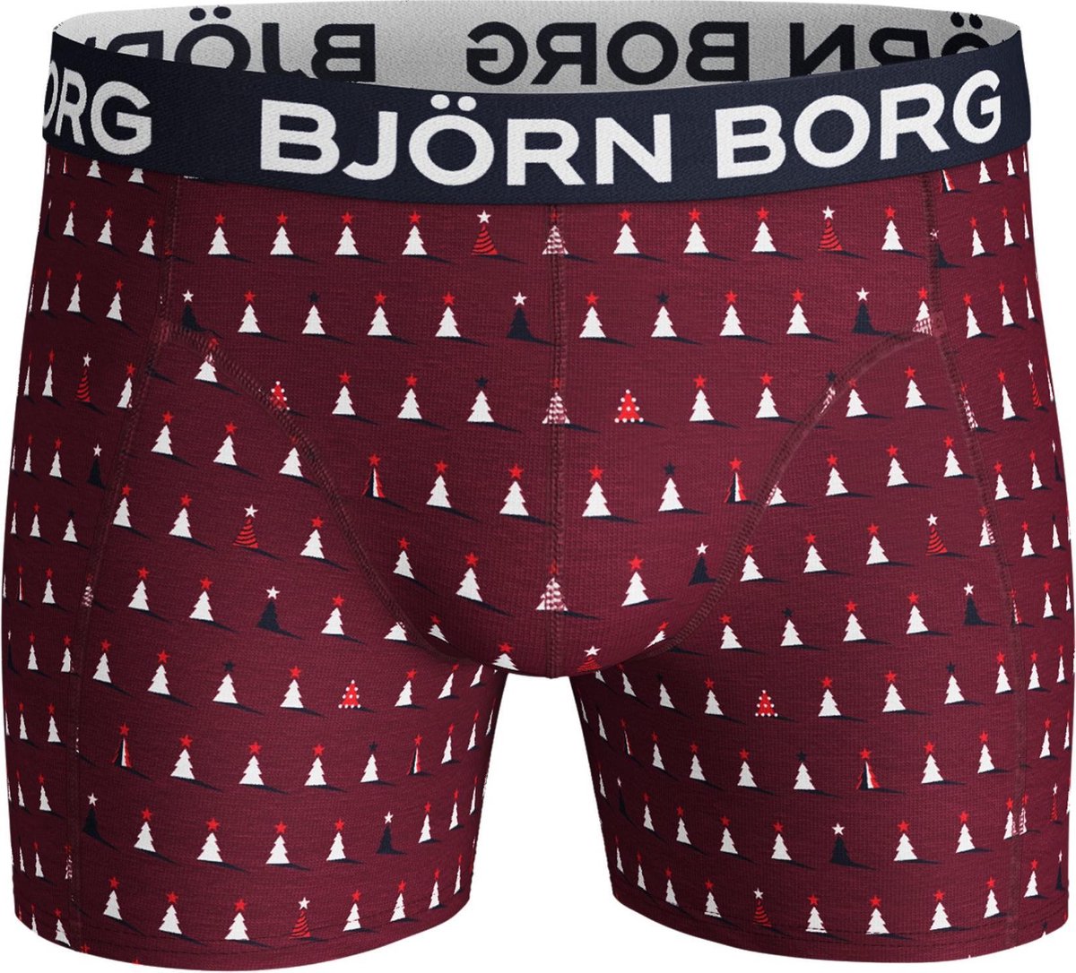 Bjorn Borg Giftbox Xmass + sock heren boxershort - 2pack - rood - maat S |  bol.com