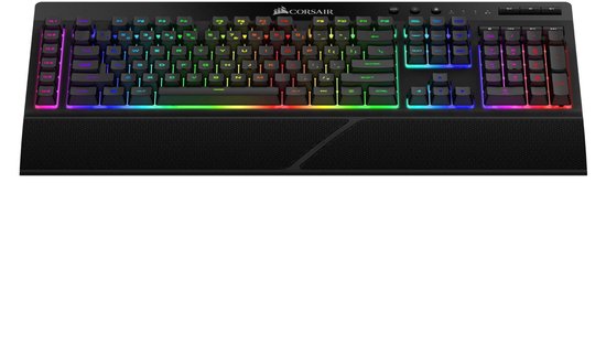 Corsair K57 RGB Draadloos Qwerty Membraan Gaming Toetsenbord Backlit RGB LED Zwart Corsair K57 RGB Draadloos Qwerty Membraan Gaming Toetsenbord Backlit RGB LED Zwart