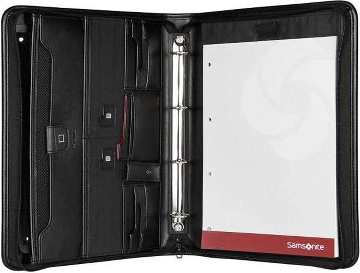 Samsonite Schrijfmap Stationery ProDLX 4 Zip Folder A4 + Det Binder