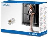 LogiLink RJ10 kabel-connector Transparant