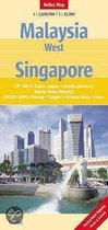 Malaysia: West, And Singapore Nelles Map