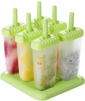 Plastic Waterijs Vormen - Set 6 Stuks