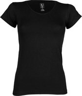 RJ Bodywear - V-hals T-Shirt Zwart - L