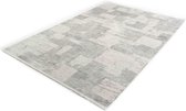 Tapis Viscose - Vintage - Patchwork - Trasor - Gris - 80 x 300 cm