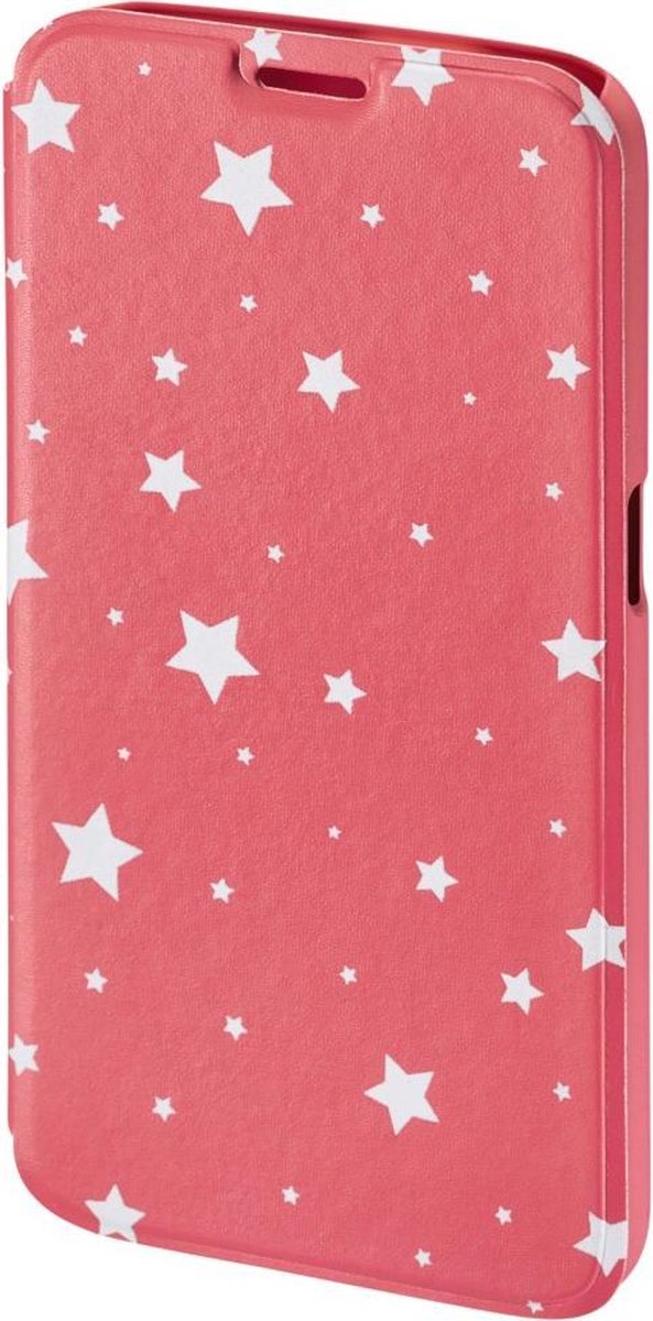 Hama Booklet luminous Stars Galaxy S6 roze/wit