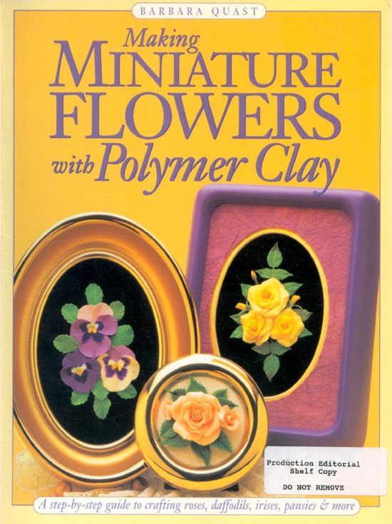Making Mini Flowers With Polymer Clay - cover