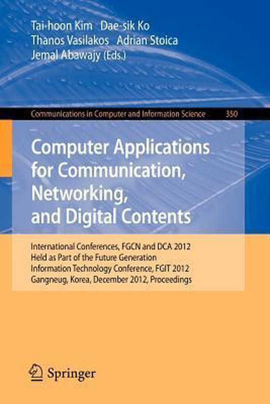 Computer Applications for Communication, Networking, and Dig ... - cover