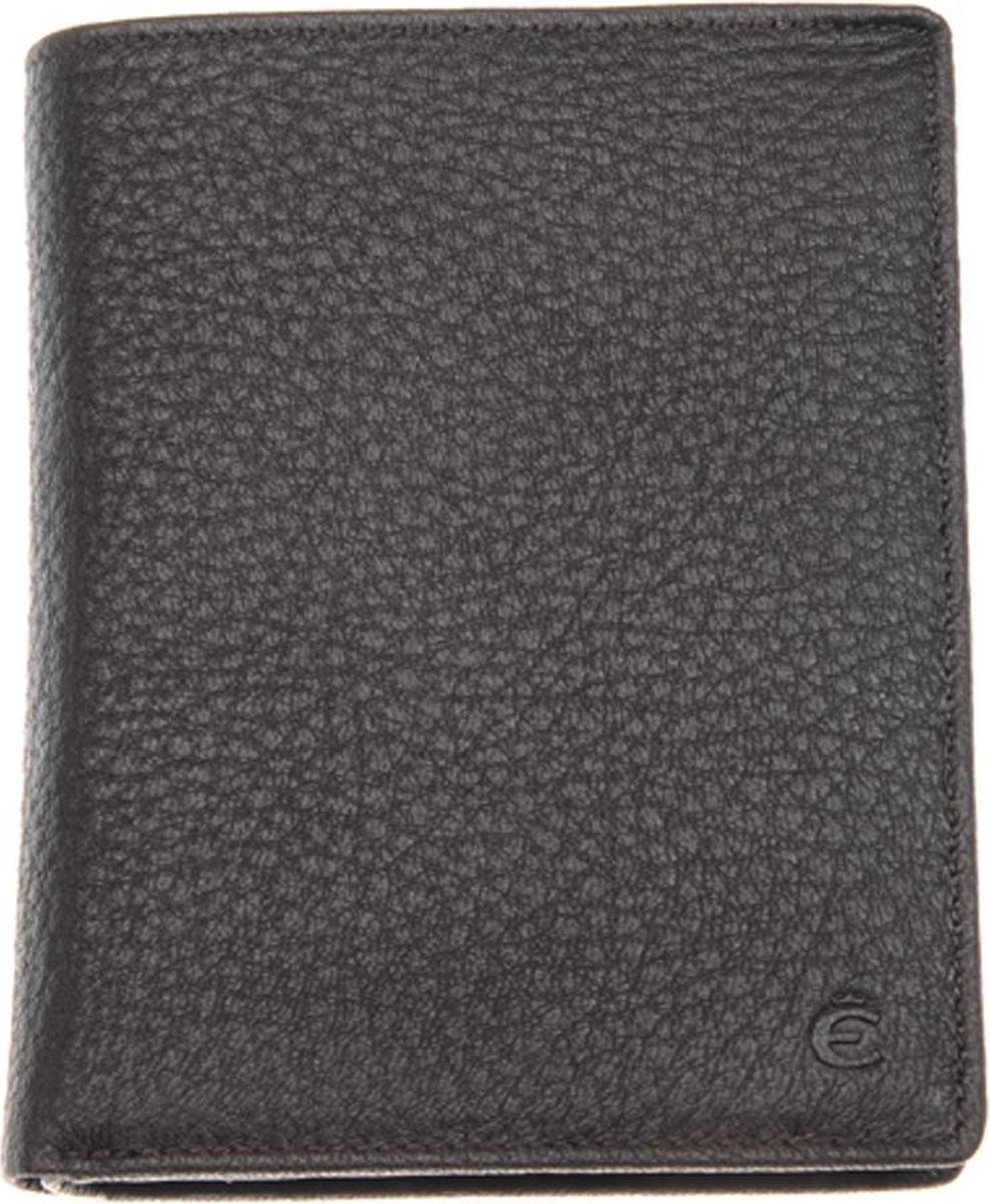 Esquire Leren Portemonnee Deer Cardsafe Wallet High Brown Donkerbruin