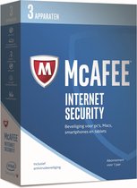 Bol.com McAfee Internet Security - Nederlands - 3 Apparaten - PC / Mac / iOS / Android aanbieding