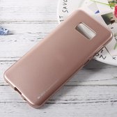MERCURY GOOSPERY Samsung Galaxy S8 Metallic TPU Telefoon Cover - Roze Goud