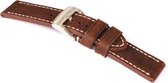 Horlogeband Terra Bruin - Leer - 20mm