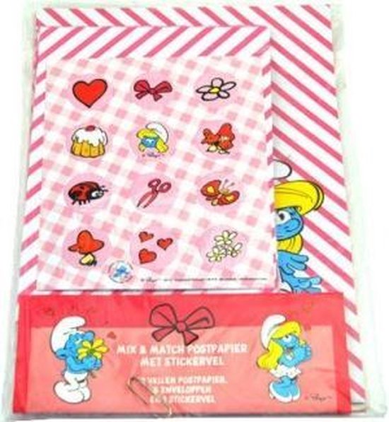 Disney Briefpapier Smurfen met enveloppen - voor kinderen | bol