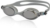 #DoYourSwimming - Zwembril incl. transportbox - »Barracuda« - anti-fog systeem, krasbestendige glazen met geïntegreerde UV-bescherming  - Vanaf ca. 12 jaar & volwassenen - zilver