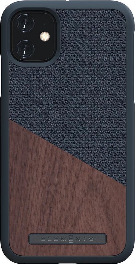 Coque Premium Pour IPhone XS - Mixte Bois Et Tissu Gabriel - Design Nordique Mince - Marron