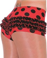 Slip met kant lieveheersbeestje voor dame