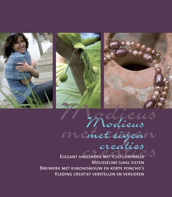Cover van het boek 'Modieus met eigen creaties'