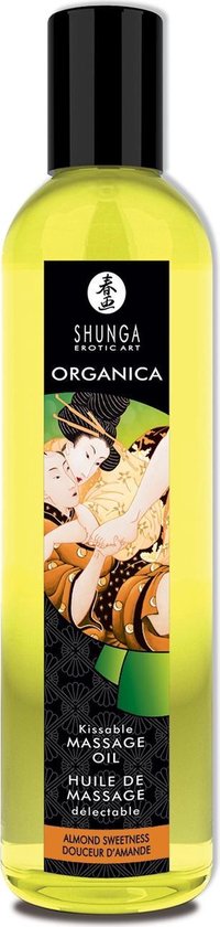 Shunga Organica Kissable Massage Oil Almond Sweetness 8 Oz main image 0