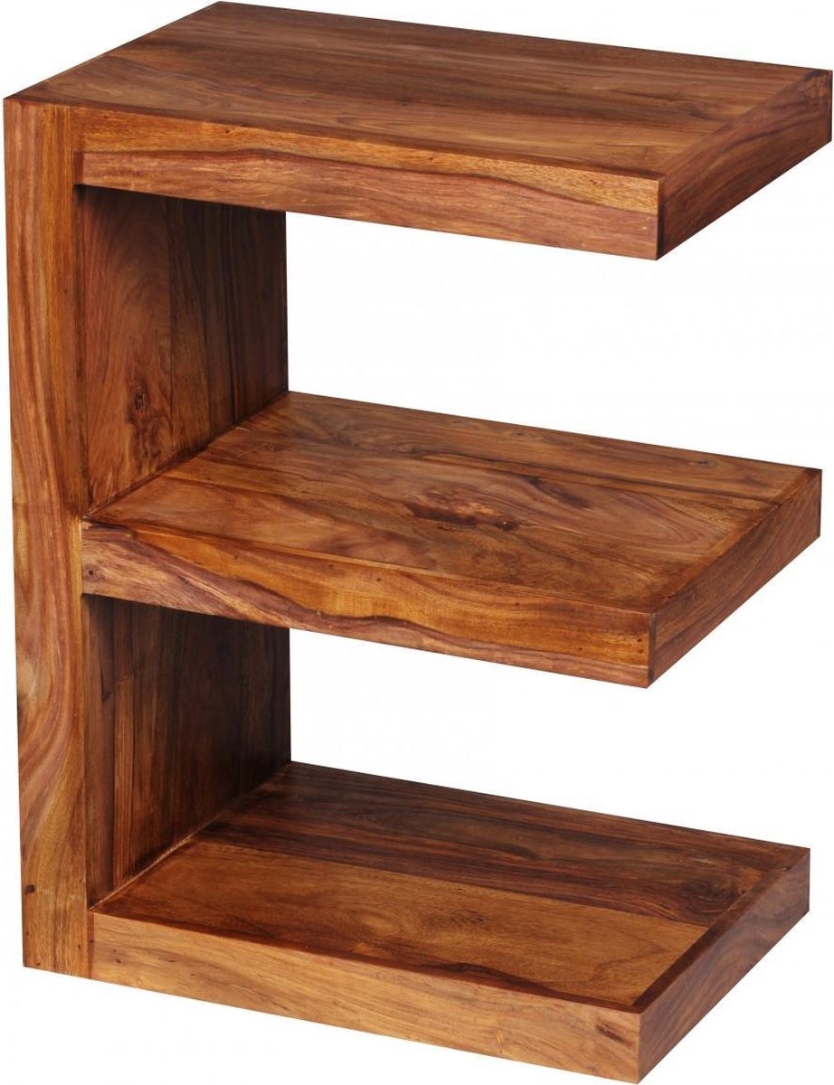 Gate39 - Mumbai E-vorm Sidetable - Bruin