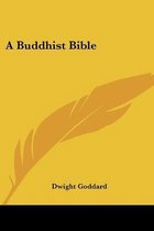 Een Boeddhistische Bijbel door Dwight Goddard, met een gouden veer op een gele achtergrond.