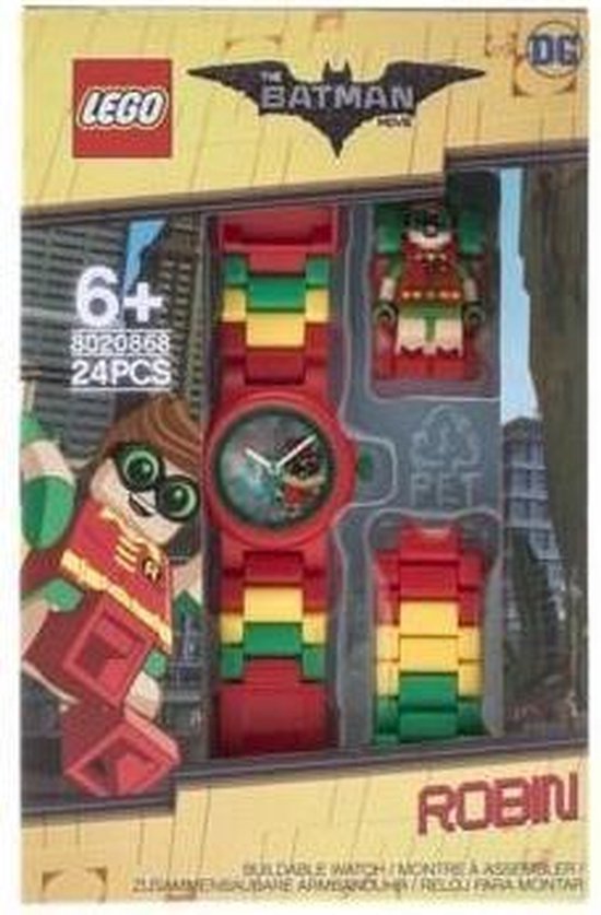LEGO 8020868 Robin Minifiguur Kinderhorloge