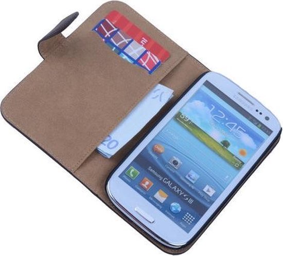 Ochtend Aan boord Parel Hout Design Bruin Samsung Galaxy S3 Neo Bookcase Wallet Cover | bol.com