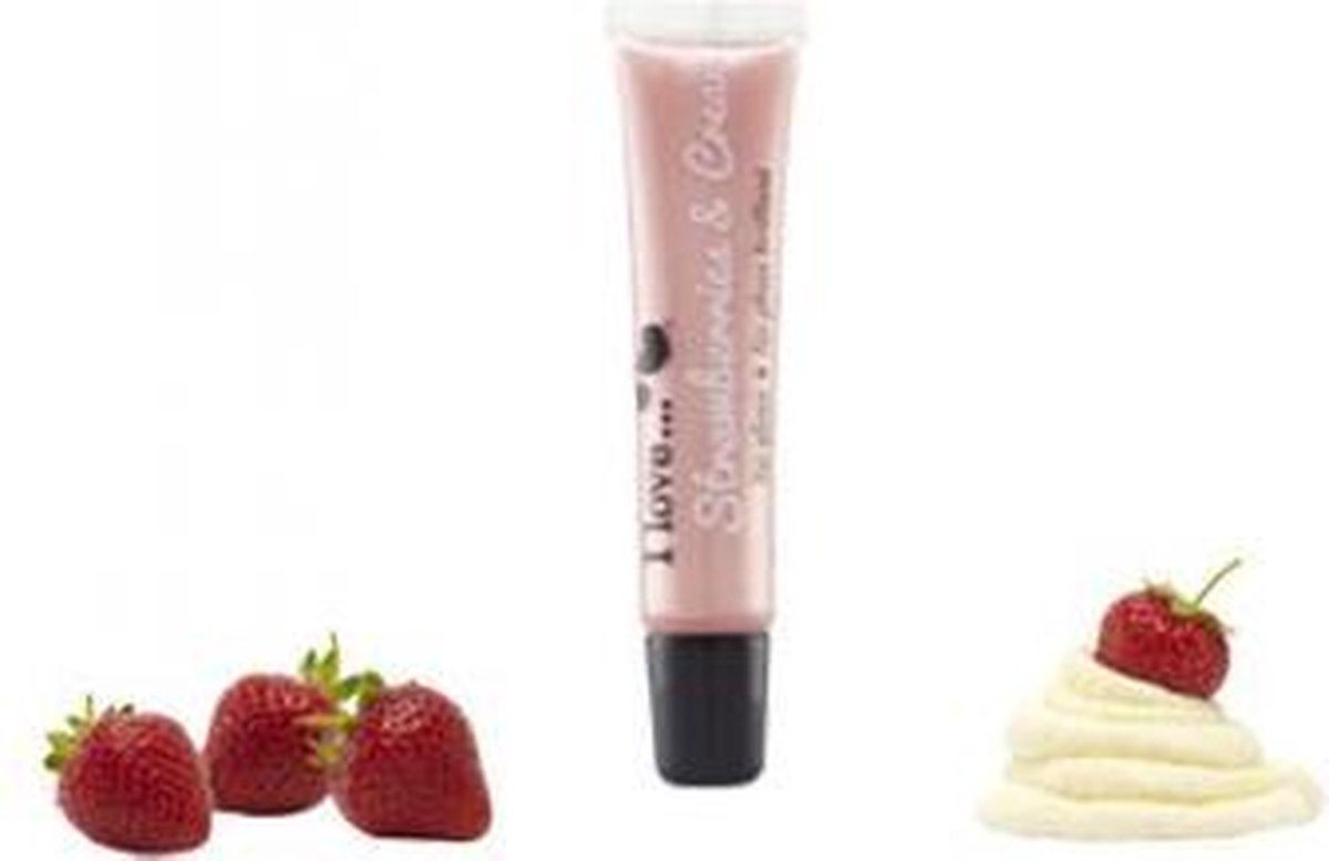 I Love…Strawberries and Cream Lipgloss 15 ml