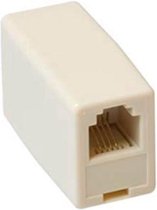 Netwerk Koppelstukje Cat 5 5e RJ45 Coupler F-F - 10 stuks