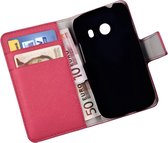 Lelycase Bookcase Samsung Galaxy Ace Style Flip Cover Wallet Hoesje Roze