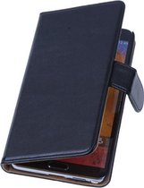 PU Leder Zwart Samsung Galaxy Note 3 Neo Book/Wallet Case/Cover Hoesje