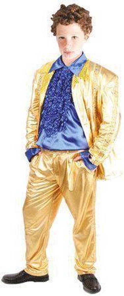 Ananiver Fobie Redding Goud bling bling kostuum voor kinderen 128 | bol.com