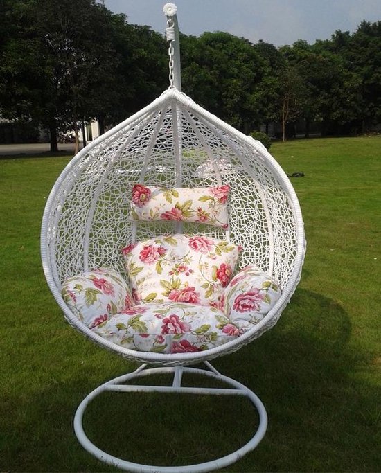 XL Egg Chair Cocoon - Hang Ei Stoel - Tuin Schommelstoel | bol.com