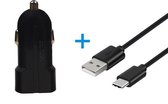 BestCases.nl Universele 2 Ampere type-C Poort Autolader USB-C 3.1 voor Lenovo Zuk Z2 Pro