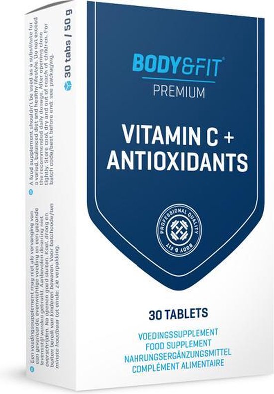 Zonder hoofd Onderverdelen Ook Body & Fit Vitamin C + Antioxidant - Multivitamine - Voedingssupplement met  Vitamine... | bol.com