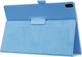 Shop4 - Lenovo Tab 4 10 Hoes - Book Cover Lychee Licht Blauw