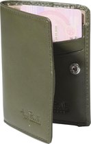 Tony Perotti Furbo Pure Mini RFID portemonnee met papiergeldvak - Groen