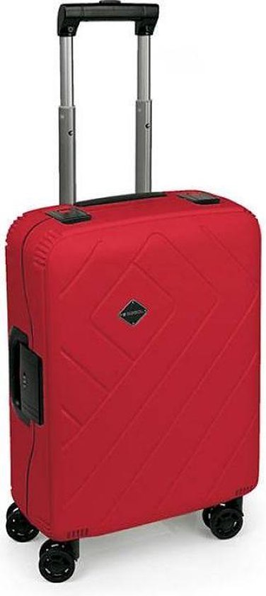 Gabol Kyoto hardschalige koffer met vaste sluiting handbagage rood 55 |  bol.com
