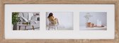 Fotolijst - Henzo - Modern Gallery - Collagelijst voor 3 foto's - Fotomaat 10x15 cm - Lichtbruin
